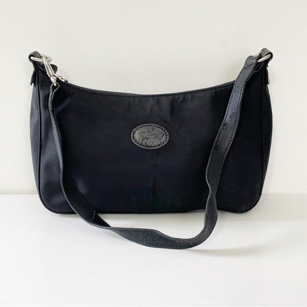 ❤️SOLD❤️Longchamp black nylon and leather shoulder bag - Picture 2 of 11